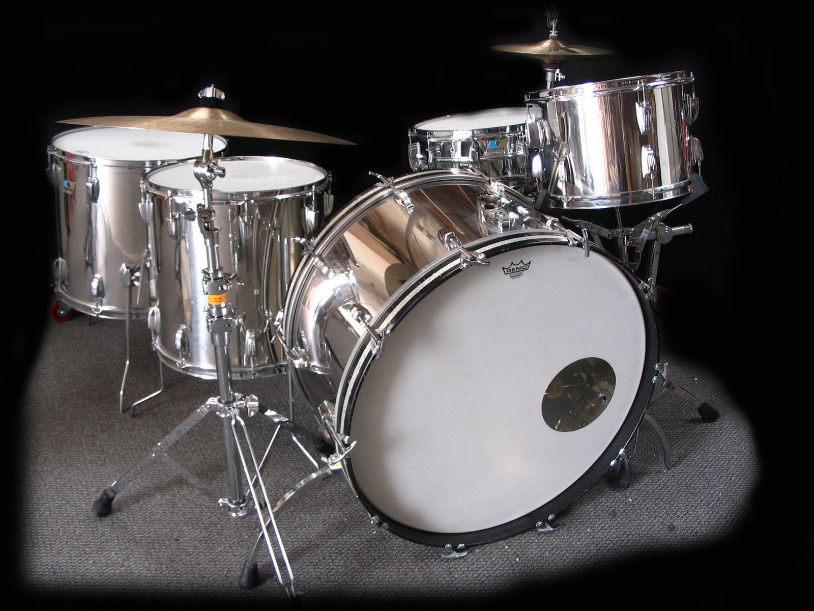 Vintage Ludwig Stainless Steel Drums For Sale Julian North